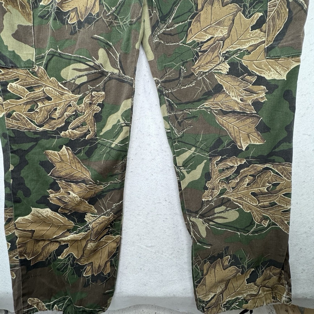 Vintage Y2K Commander Men's 2XL Waist 46-48 Hunting Camo Cargo Pants Adjustable - Picture 12 of 13